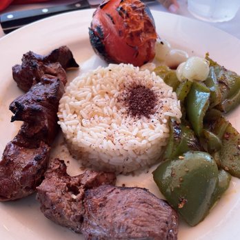 Cafe Santorini - BEEF BROCHETTE - Italian Near Me - Pasadena, California Cafe Santorini - BEEF BROCHETTE - Italian Near Me - Pasadena, California