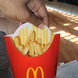 Paid 20.00 for my meal and barely got fries and they were cold.