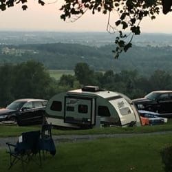 Starlite Camping Resort - A view of our view during sunset.