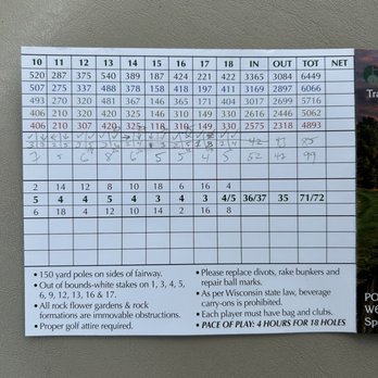 Spooner Golf Club - Scorecard - Golf Near Me - Spooner, Wisconsin Spooner Golf Club - Scorecard - Golf Near Me - Spooner, Wisconsin