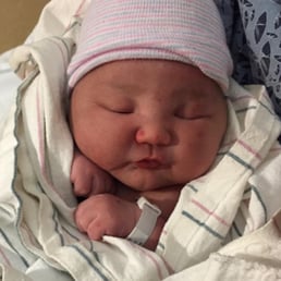 My darling baby girl shortly after birth.