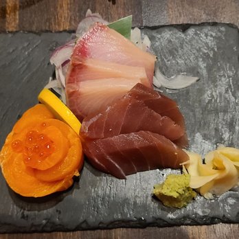 Tamari Bar - 3 kind sashimi - Izakaya Near Me - Seattle, Washington Tamari Bar - 3 kind sashimi - Izakaya Near Me - Seattle, Washington