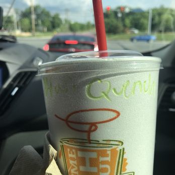 Tropical Smoothie Cafe - Kiwi Quencher; it has kiwi, strawberries, and non-fat yogurt. - Juice Bars & Smoothies Near Me - Manassas, Virginia