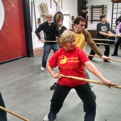 China Hand Kung Fu Academy - Weapons training