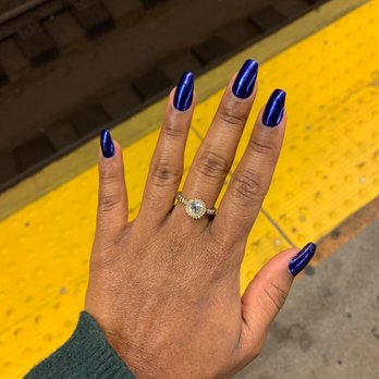 Pink Toes - Regular polish acrylic nails. Medium length; coffin shape. (Fixed by Emmy) - Nail Salons Near Me - Sunnyside, New York Pink Toes - Regular polish acrylic nails. Medium length; coffin shape. (Fixed by Emmy) - Nail Salons Near Me - Sunnyside, New York