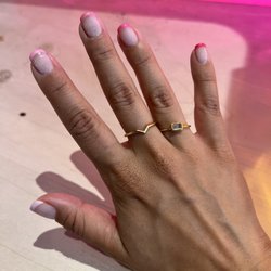 Secret's Spa & Nail Salon - Pink Ombré French Manicure