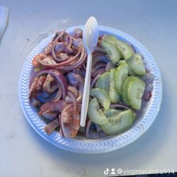 Mariscos Culiacan - Es una botana Mix, Teada, agua, chile pulpo, camarón cocido, muy rica