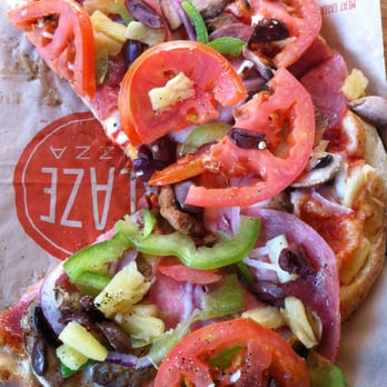 Blaze Pizza - It was so good, I ate some before taking a picture! - Pizza Near Me - Irvine, California Blaze Pizza - It was so good, I ate some before taking a picture! - Pizza Near Me - Irvine, California