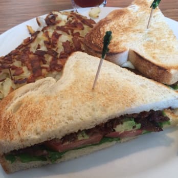 The Breakfast House - Blt on sourdough with hash-browns as the side was just incredible! Bacon was so perfect!! - Breakfast & Brunch Near Me - El Cajon, California The Breakfast House - Blt on sourdough with hash-browns as the side was just incredible! Bacon was so perfect!! - Breakfast & Brunch Near Me - El Cajon, California