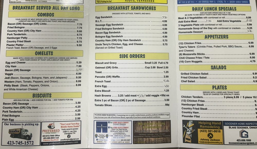 Food from Sugar Shack