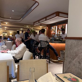 Le Bilboquet - people sitting at tables in a restaurant - French Near Me - Palm Beach, Florida