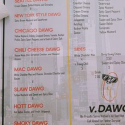 V. Dawg - Menu 9/14/2023