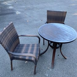 The Catch All - Sturdy aluminum table set