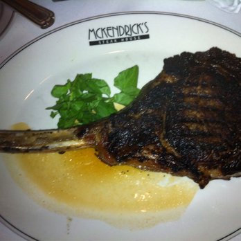 McKendrick's Steak House - Dry aged tomahawk ribeye - Steakhouses Near Me - Atlanta, Georgia