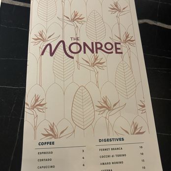 The Monroe - Menu - Desserts Near Me - Tallahassee, Florida