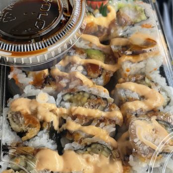 Sake Sushi - Rock Shrimp and Eel Avocado Rolls - Sushi Bars Near Me - Brooklyn, New York Sake Sushi - Rock Shrimp and Eel Avocado Rolls - Sushi Bars Near Me - Brooklyn, New York
