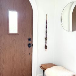 INSIDE- Beautiful circle top door!!