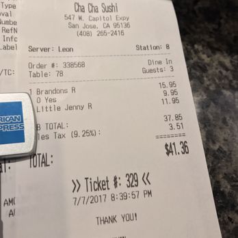 Cha Cha Sushi - Sushi Bars Near Me - San Jose, California