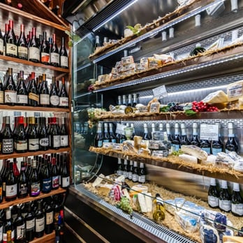 South Loop Market - shelves of wine and cheese - Convenience Stores Near Me - Chicago, Illinois