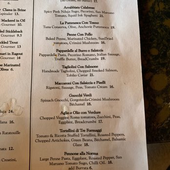 Osteria Bella - Menu part 3 - Italian Near Me - San Francisco, California