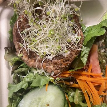 The Booch Bar - Lentil Patty - Breakfast & Brunch Near Me - Hilo, Hawaii