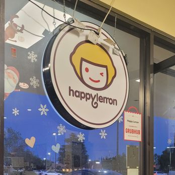Happy Lemon - Sign - Coffee & Tea Near Me - Fresno, California Happy Lemon - Sign - Coffee & Tea Near Me - Fresno, California