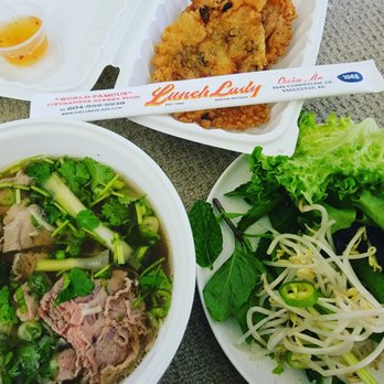 Lunch Lady - Beef Pho, prawn fritters, all the fixins. - Vietnamese Near Me - Vancouver, British Columbia Lunch Lady - Beef Pho, prawn fritters, all the fixins. - Vietnamese Near Me - Vancouver, British Columbia