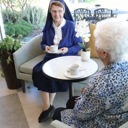 Nazareth House - There are lots of common areas to greet your guests and treat them to a cup of tea or coffee.