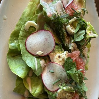 The Bungalow Kitchen - The gem salad with vegan dressing - New American Near Me - Tiburon, California The Bungalow Kitchen - The gem salad with vegan dressing - New American Near Me - Tiburon, California
