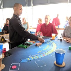 Atlanta Special Events - Blackjack table at our company party.