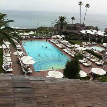 The Loft - view of pool area from patio - New American Near Me - Laguna Beach, California The Loft - view of pool area from patio - New American Near Me - Laguna Beach, California