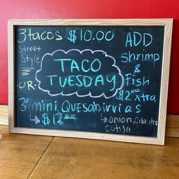 Que Onda Tacobar - Taco Tuesdays!! - Tacos Near Me - Pinole, California
