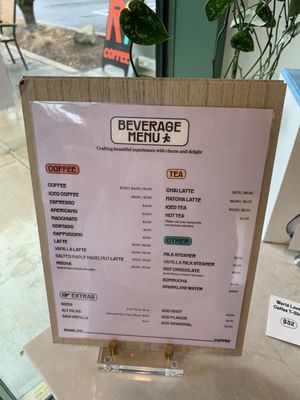 Menu photo 1 Roseline Coffee Lake Oswego, OR Menu photo 1 Roseline Coffee Lake Oswego, OR