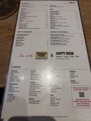 Menu photo 8 Doc B's Restaurant + Bar Chicago, IL