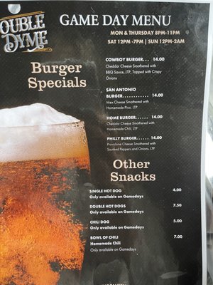 Menu photo 3 Double Dyme Tavern South Amboy, NJ Menu photo 3 Double Dyme Tavern South Amboy, NJ