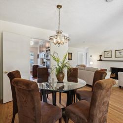 Rubio's Flooring Services - Same hardwood in dining area nicely done.