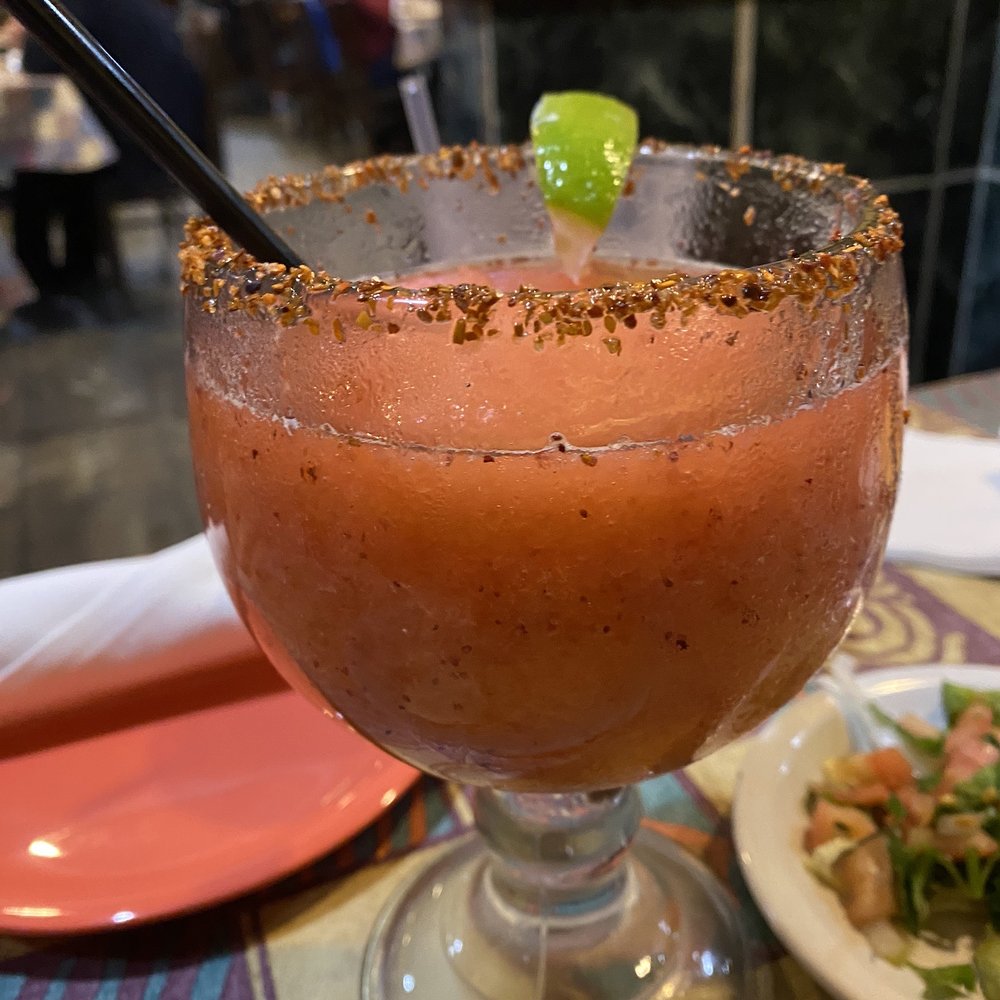 Ray's Mexican Restaurant - Strawberry Margarita with Tajin - Tex-Mex Near Me - Katy, Texas Ray's Mexican Restaurant - Strawberry Margarita with Tajin - Tex-Mex Near Me - Katy, Texas