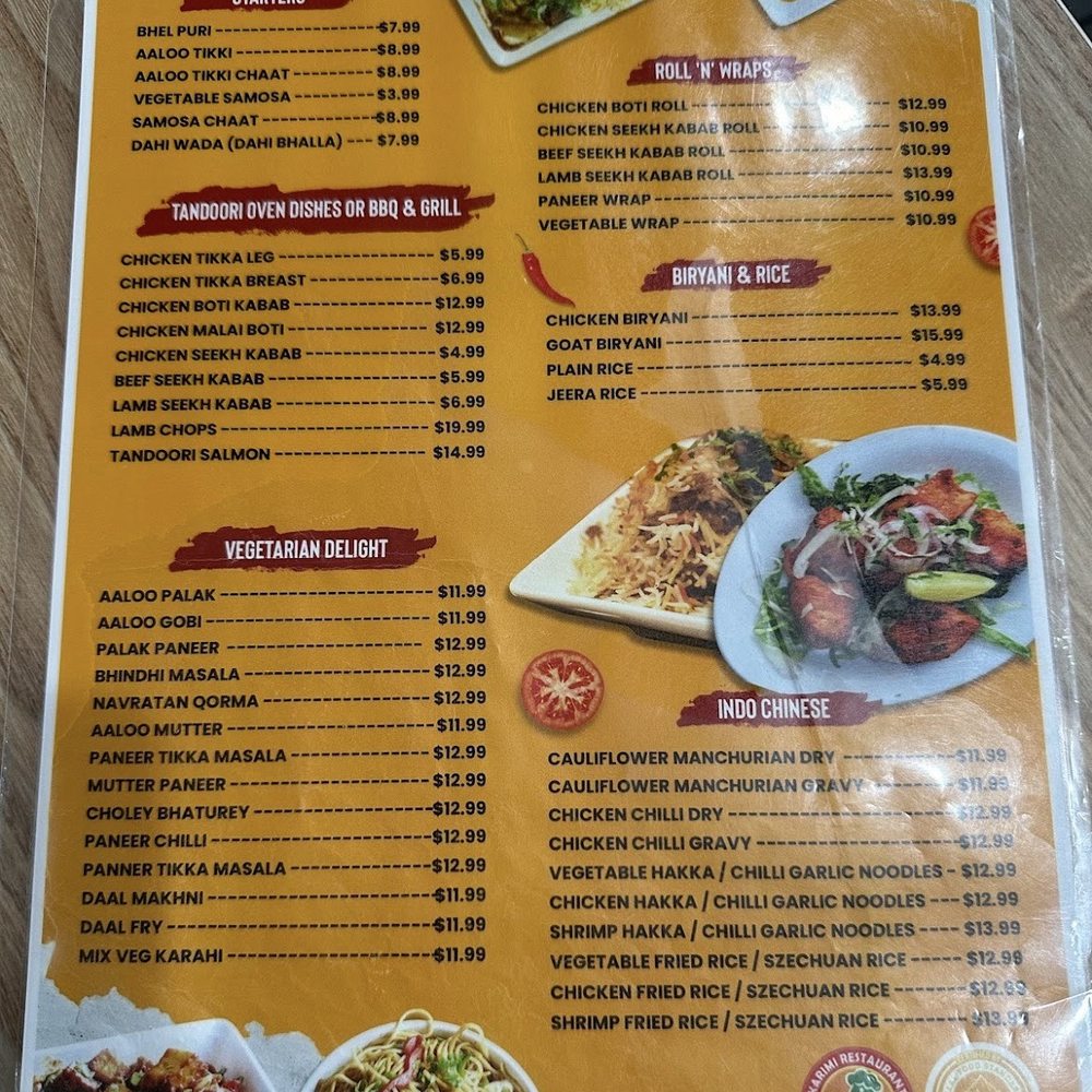 Karimi Restaurant - Menu - Indian Near Me - San Jose, California Karimi Restaurant - Menu - Indian Near Me - San Jose, California