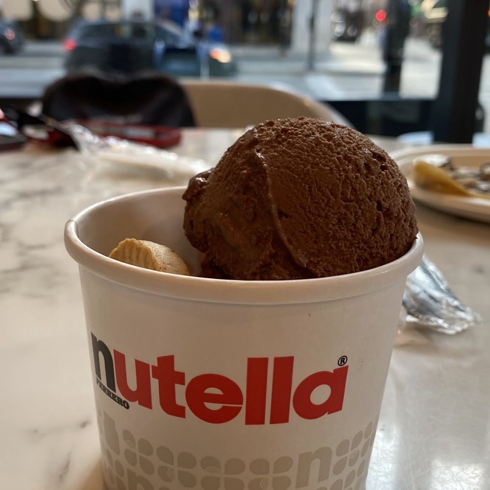 Nutella Cafe - Nutella gelato large - Desserts Near Me - Chicago, Illinois Nutella Cafe - Nutella gelato large - Desserts Near Me - Chicago, Illinois