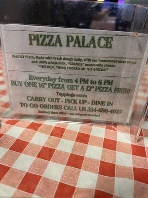 Menu photo 3 Jr’s Pizza Palace Newton, AL Menu photo 3 Jr’s Pizza Palace Newton, AL