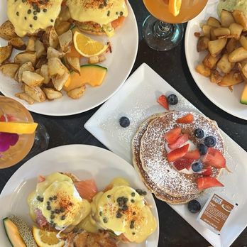 Bell Tower Cafe - House Lox Salmon, Stacked Buttermilk Pancakes, mimosas - Breakfast & Brunch Near Me - Saratoga, California Bell Tower Cafe - House Lox Salmon, Stacked Buttermilk Pancakes, mimosas - Breakfast & Brunch Near Me - Saratoga, California