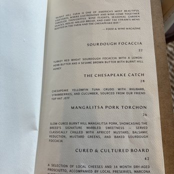 Burnt Hill Farm - Menu 7.18.2026 - Wineries Near Me - Clarksburg, Maryland