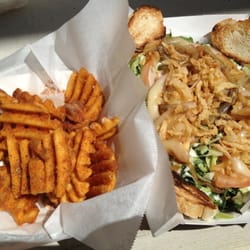 Coast 2 Coast Food Truck - With cajun waffle fries.