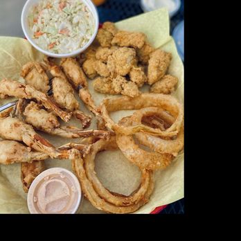 Fish Shack - Fried Frog Legs, Oysters, Onion Rings, and Coleslaw - Seafood Near Me - Plano, Texas Fish Shack - Fried Frog Legs, Oysters, Onion Rings, and Coleslaw - Seafood Near Me - Plano, Texas
