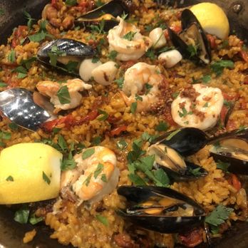 Olin Bar & Kitchen - Seafood paella - New American Near Me - Detroit, Michigan Olin Bar & Kitchen - Seafood paella - New American Near Me - Detroit, Michigan