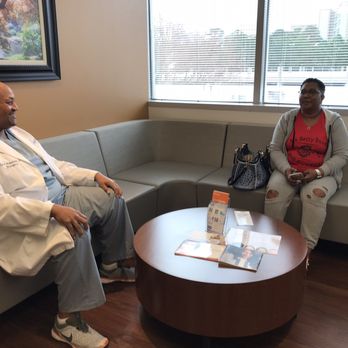 Associated Oral Specialties - Dr. Wakefield reassuring Shan it will be painless - Oral Surgeons Near Me - Atlanta, Georgia Associated Oral Specialties - Dr. Wakefield reassuring Shan it will be painless - Oral Surgeons Near Me - Atlanta, Georgia