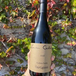 Lusu Cellars - a hand holding a bottle of wine - drink - Wineries Near Me - Berkeley, California