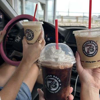 7 Brew Coffee - Mocha frappe in the front - Coffee & Tea Near Me - Rapid City, South Dakota