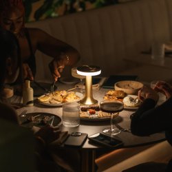 Amavi - A table of shared Mediterranean plates, the way we like to do dinner at Amavi in Midtown NYC.