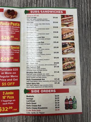 Menu photo 2 Ameci Pizza Kitchen Fountain Valley, CA Menu photo 2 Ameci Pizza Kitchen Fountain Valley, CA
